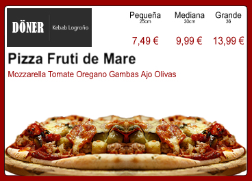 Pizza Fruti de Mare