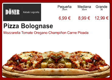 Pizza Bolognase